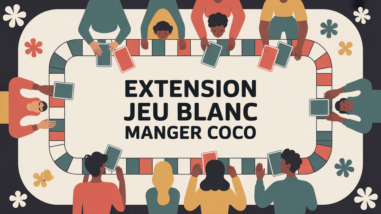 Blanc Manger Coco La Recave extension incontournable pour des soirées sans limite amis jouent blanc manger coco extension la recave table