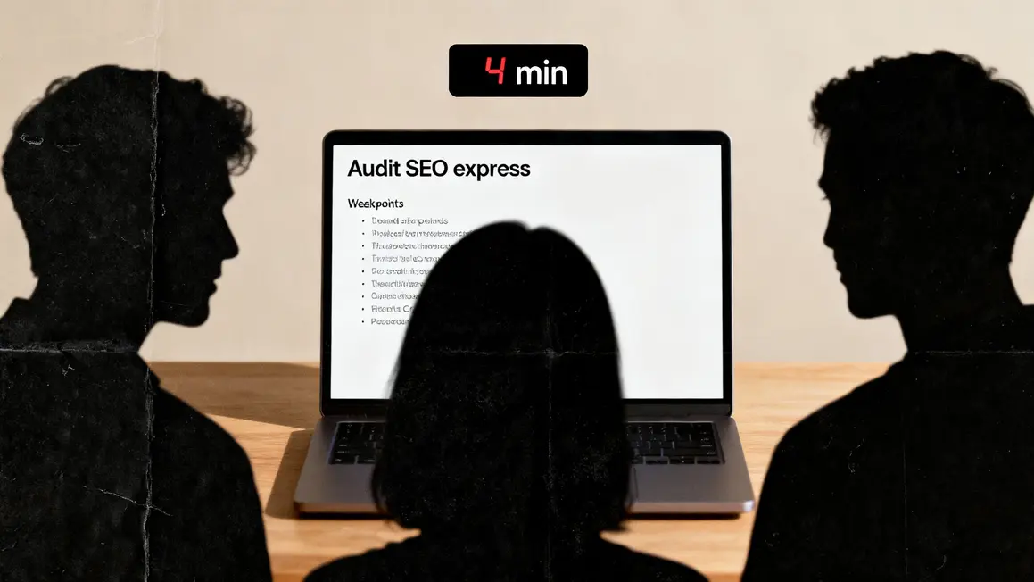 Crunshyscan : analyse express et gestion simple pour vos projets digitaux Crunshyscan audit SEO express écran 4 minutes