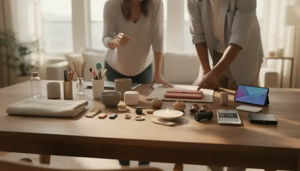 Meilleurs produits adultes 2025 : sélection personnalisée selon votre profil Selection adulte 2025 accessoires et objets bien-etre sur table