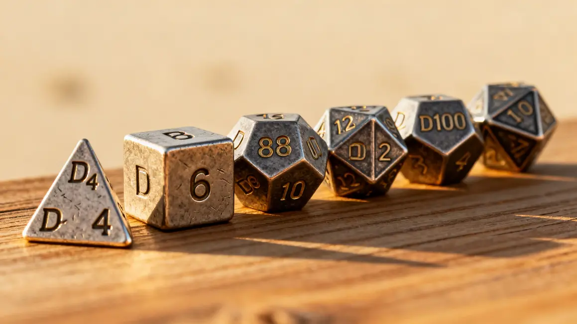 Dés JDR : conseils pratiques pour choisir, utiliser et préserver votre set ligne de sept des jdr polyedriques pour jeux de role