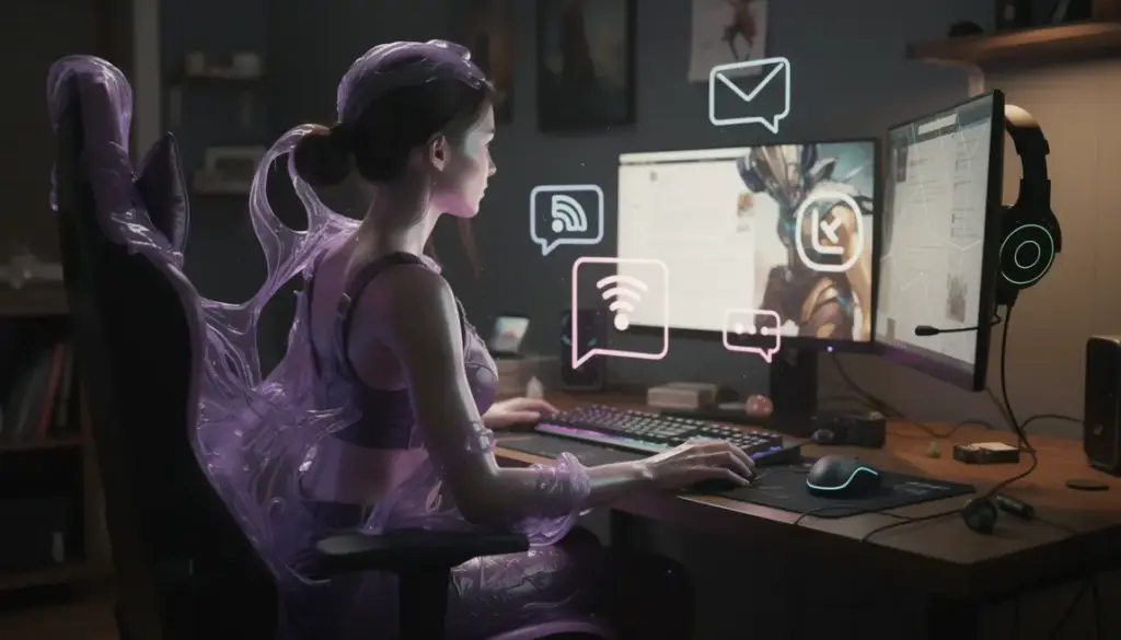 Ana Venom leak : révélations marquantes et répercussions sur la communauté gaming Gros plan Ana Venom leak symbiote violet gaming