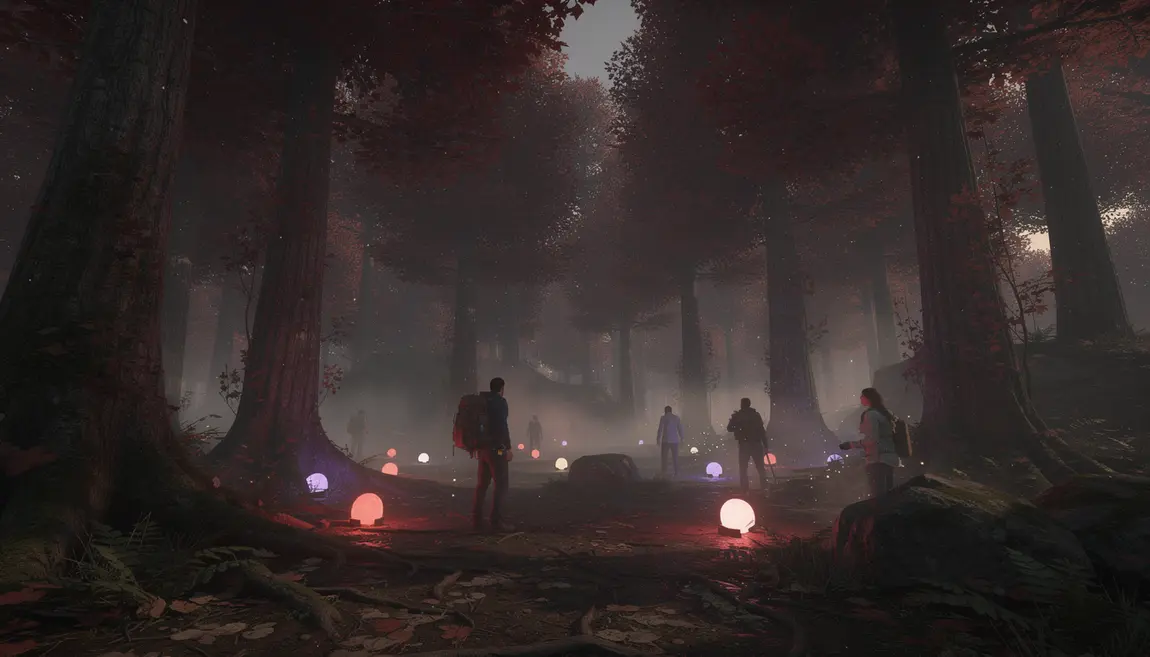 Bois Pourpre Expedition 33 : astuces et walkthrough pour réussir sans stress Forêt Bois Pourpre lumineuse, joueurs Clair Obscur