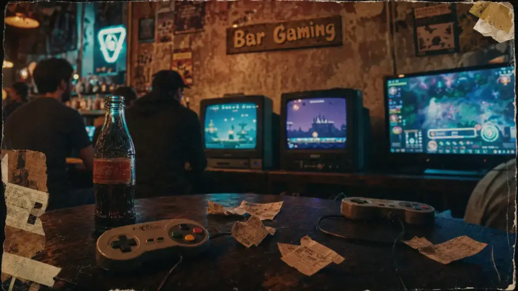Bar gaming à Lyon : comment choisir le lieu idéal pour votre soirée ? Bar gaming Lyon : tables et écrans de jeu rétro