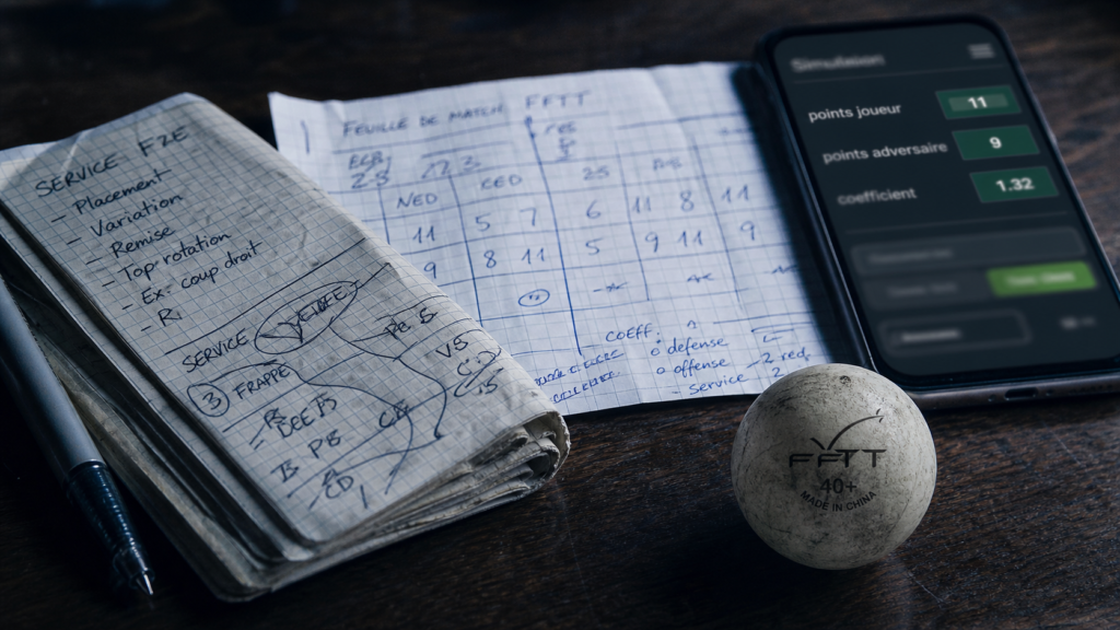 Calcul point tennis de table : la grille FFTT, le coefficient et les pièges qui faussent le classement Calcul point tennis de table : grille FFTT et coefficient