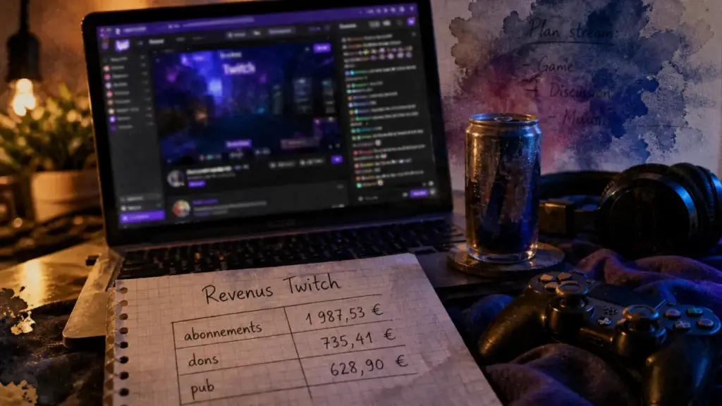 24,09 € en 6 mois : combien gagne vraiment un streamer Twitch ? Combien gagne un streamer Twitch : 24,09 € en 6 mois, revenus Twitch